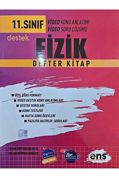 Ens Yayınları ENS YAYINLARI 11. SINIF DESTEK FİZİK SORU BANKASI