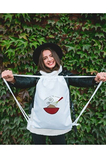 Fun Life Mutfak Nakışlı Bez Çanta