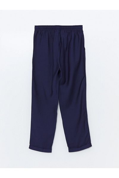 LC Waikiki Linen Look Elastic Waist Women's Trousers