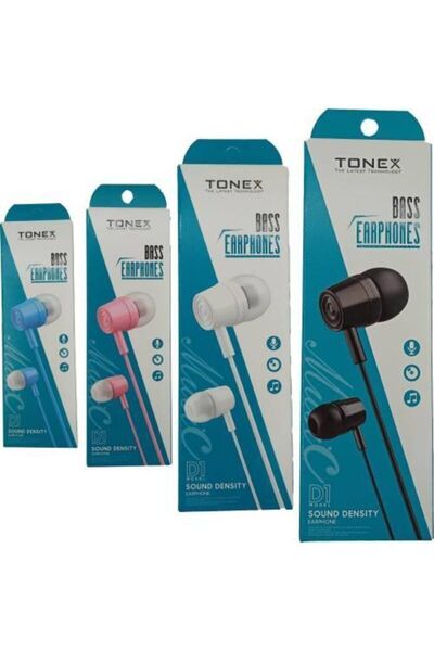 tonex D1 Bass Earphones Kulaklık MikrofonluTnx-d1 Uyumlu