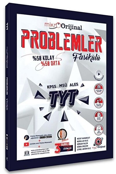 Palme Yayınevi Orijinal YKS TYT KPSS MSÜ ALES Problemler Fasikülü Mikro Oriji...