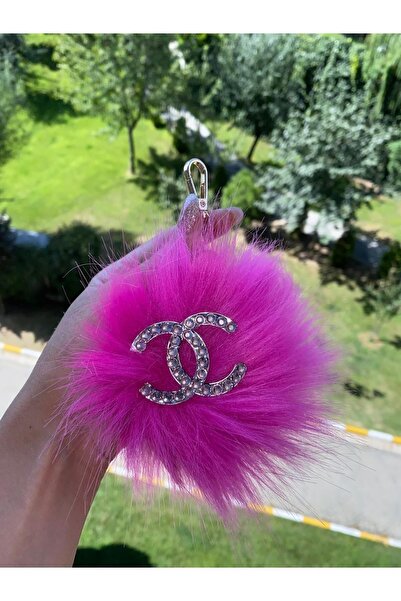 Arabasına Aşıklar Kulubü سلسلة مفاتيح من حجر الريش الوردي