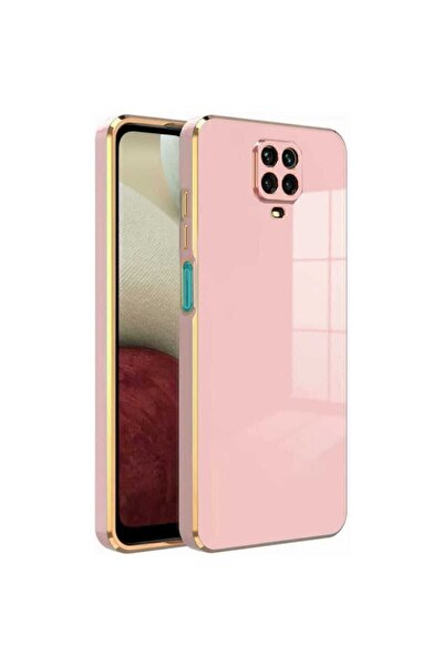 MCASERING Xiaomi Note 9 Pro Uyumlu Kılıf Altın Detaylı Canlı Renkli Silikon
