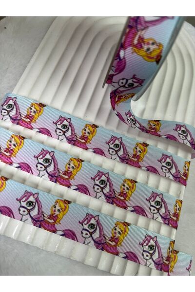 kalben accessories طول 5 متر - شريط Grosgrain مطبوع وملون مقاس 2.5 سم