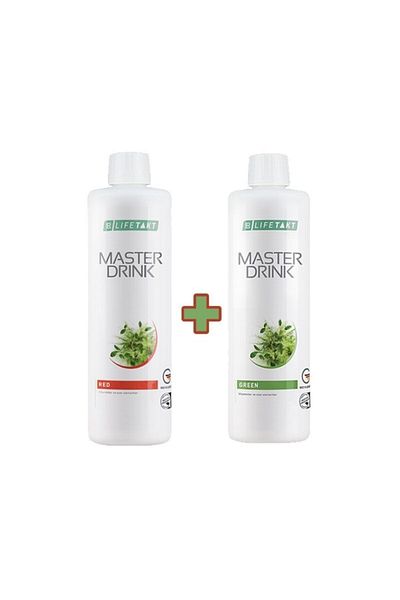 LR Master Drink Red + Green - 500ml X 2 Pieces (Mind Master)