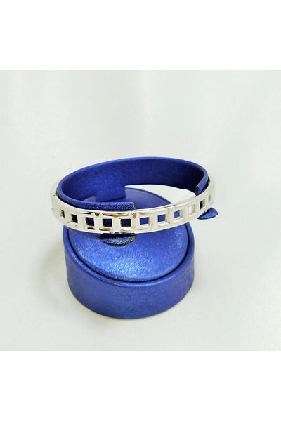 Janset Steel Handcuff Bracelet - Silver Color Steel Bracelet