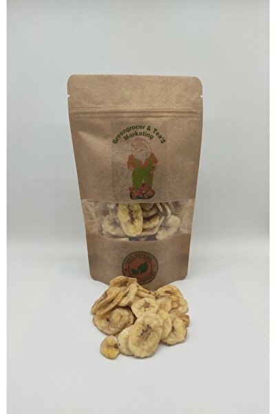 Greengrocer&Tea'S Marketing 250 جرام شريحة موز طبيعية مجففة