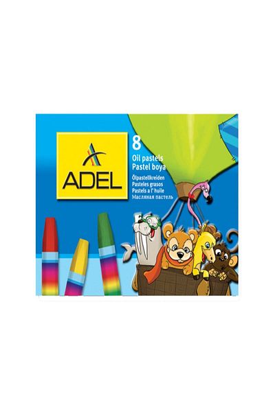 Adel Pastel Paint Cardboard Box Cornered 8 Pieces