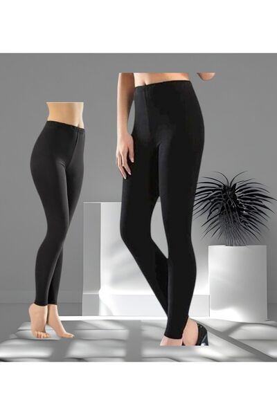 The Clover Elastan Soft μονόχρωμο καλσόν - Βαμβακερό χτενισμένο βαμβάκι, 4.0....