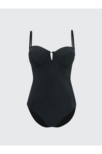 LC Waikiki Einfarbiger Badeanzug für Damen