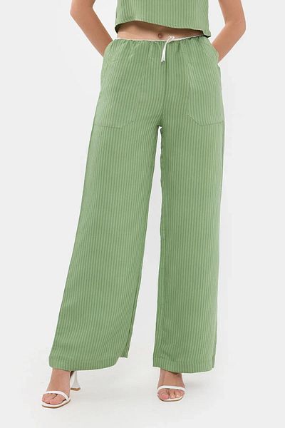 Hiccup Πιτζάμες με ψηλόμεσο ριγέ ζώνη Straight Fit