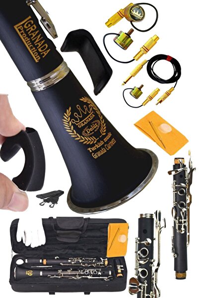 Granada Dört Yüzük Sol Klarnet Mikrofon Ve Parmak Dayama Hediyeli