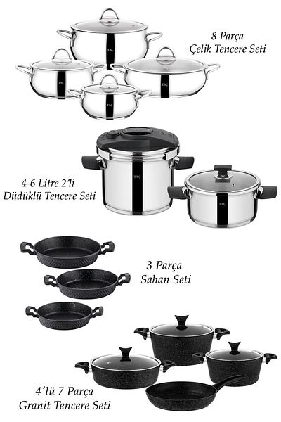 Taç Mega Cooking Set