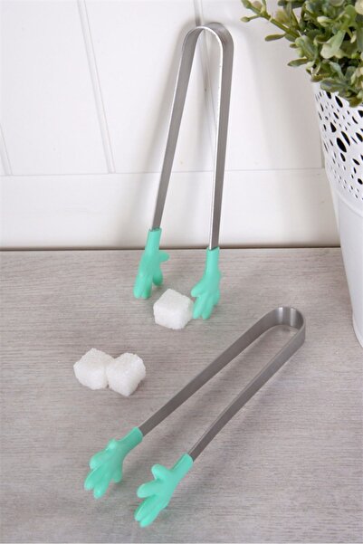LOVYCO Silicone Tongs - Home Office Cube Candy Holding Serving, Hand Shaped