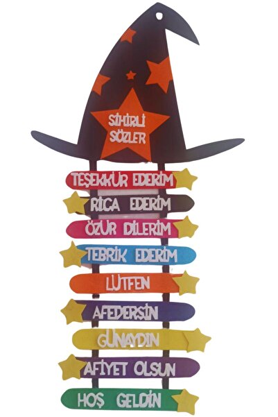 Aydede Oyunevi Sihirli Sözler Nezaket İfadeleri Keçe Sınıf Panosu Ilkokul Okul Öncesi Sınıf Panosu 1.sınıf 2. Sınıf