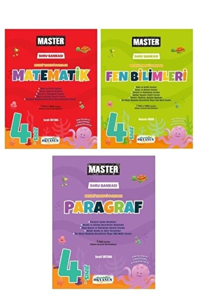 Okyanus Yayınları Okyanus Master 4.sınıf Master Matematik Master Fen Bilimler...