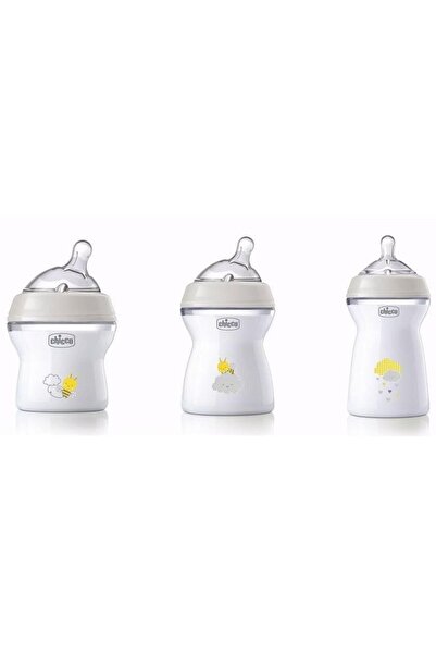 Chicco Natural Feeling Pp Biberon Seti 150+250+330 ml Desenli