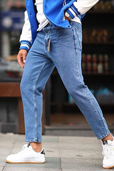 BDRMAN Boyfriend Mavi Renk Kot Pantolon