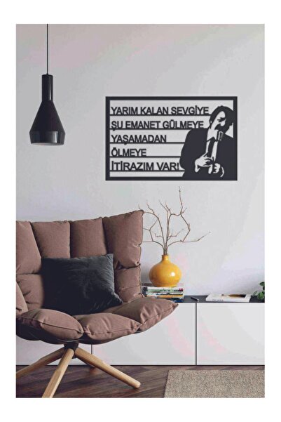 ouz dekor YAZILI MÜSLÜM GÜRSES TABLOSU 3MM MDF