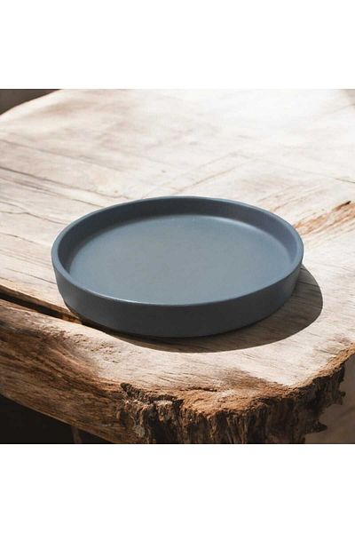 PULCA SHOP Concrete Round Presentation Tray, Jewelry Accessory Tray, Decorative Souvenirs