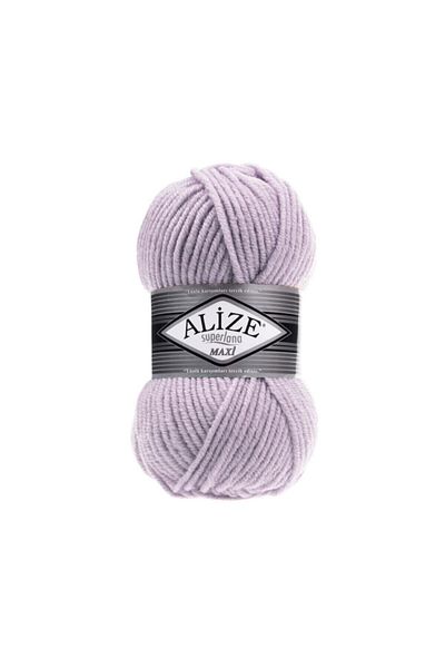 Alize Superlana Maxi Χοντρό Πλεκτό Σχοινί 505 Ashy Lilac
