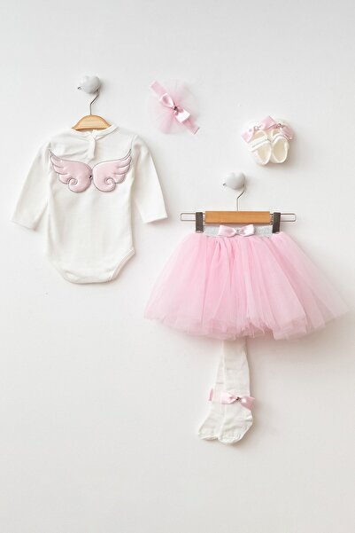 Petite Ponpon Baby طقم تنورة/فستان توتو للفتيات الصغيرات في يوم خاص مع أجنحة ...