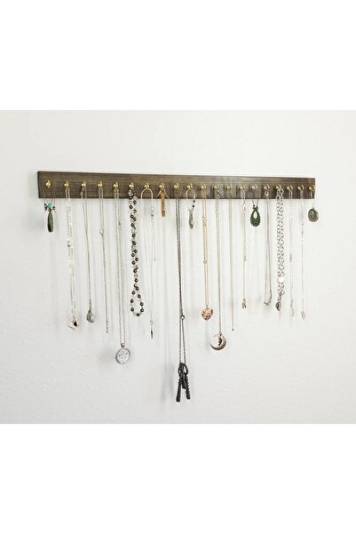 Efem Dekor 20 KANCA Düzenleyicileri, Duvara Monte Raf Takı Tutucu Kolye, Küpe...