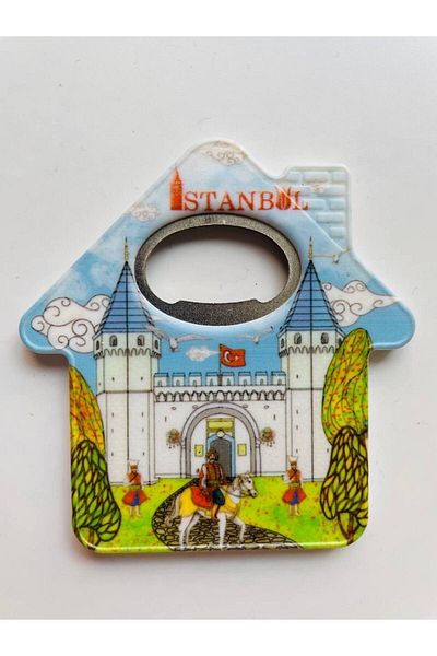 GALATA GIFT House Shaped, Istanbul Themed Bottle Opener, Magnet Opener