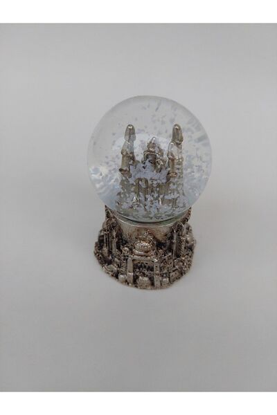 GALATA GIFT Ayasofya Camisi Kar Küresi, Kabartmalı Kar Küresi, 7cm