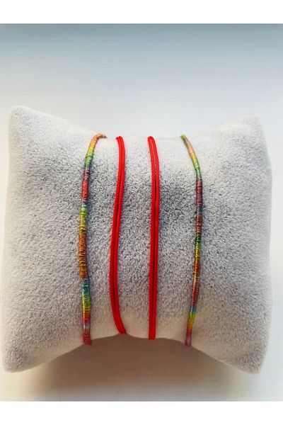 GALATA GIFT Friend Bracelet Set of 4, Pair, Bracelet, Two Lucky Bracelets as a Gift