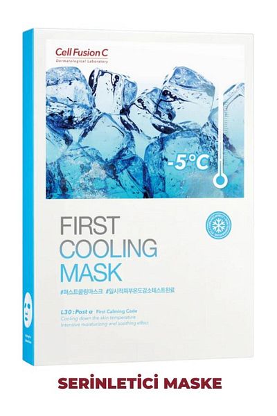 Cell Fusion C Post Alpha First Revitalizing Moisturizing Cooling Mask for All Skin Types 27g 5 Pieces