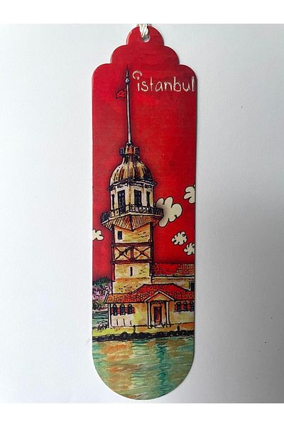 NiceandBonita Tasseled Red Bookmark