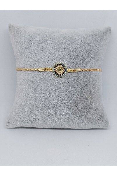 GALATA GIFT سوار من حجر الزركون الفيروزي الفولاذي، سوار مضاد للتشويه مع مصعد