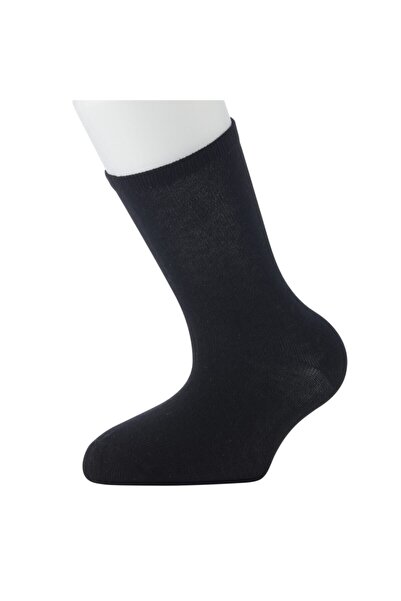 Moyra Socks مجموعة من 4 جوارب مدرسية سادة بدون خياطة للأطفال