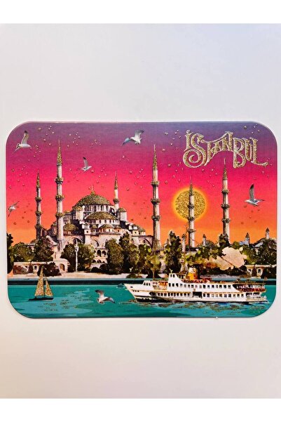 GALATA GIFT اسطنبول فضي، بطاقة بريدية، بطاقة بريدية، 16*11 سم