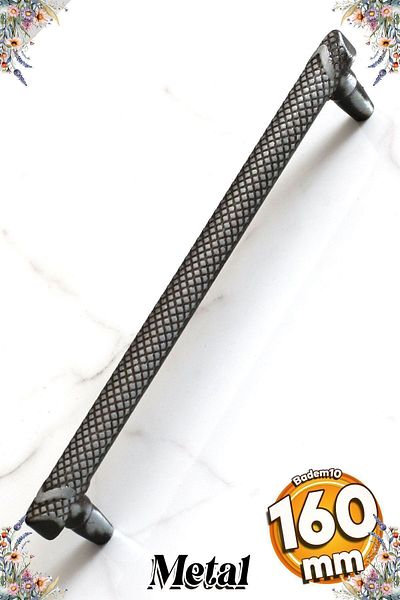 Badem10 Decor 160 mm antic argintiu metal 16 cm mobilier bucătărie sertar dulap mâner mâner