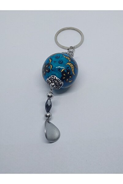 GALATA GIFT Breloc cu bile din ceramică verde închis