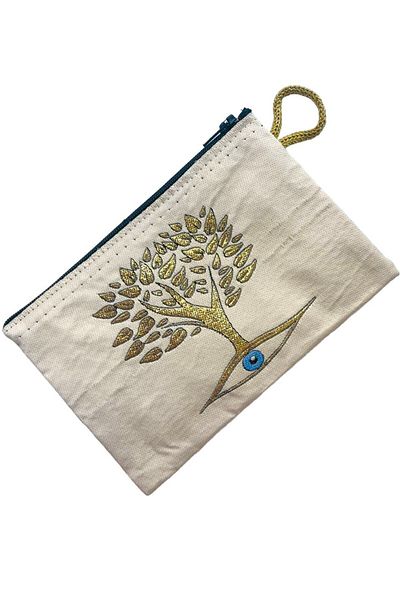 GALATA GIFT Γυναικείο πορτοφόλι μεσαίου μεγέθους - Κομψό, με φερμουάρ, φόδρα, πορτοφόλι νομισμάτων με σχέδιο κιλίμ 15x10