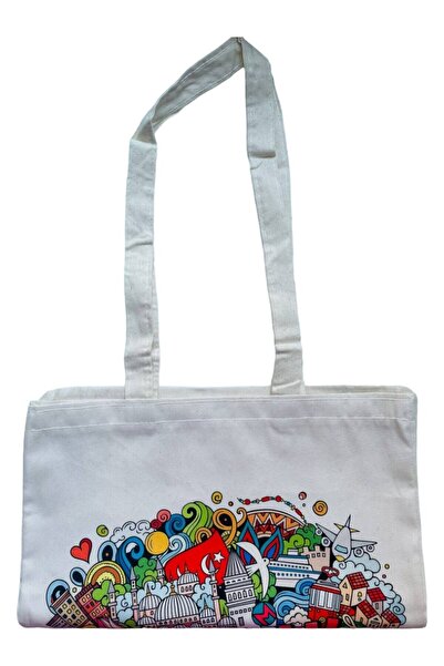 GALATA GIFT 40*34 см Сумка з принтом з тканини унісекс - для молодих та дорослих жінок, шкільна та університетська сумка