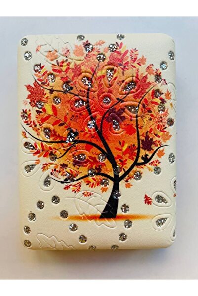 GALATA GIFT Şık Desenli, Taşlı, Çift Taraflı, Dikdörtgen, 8,5*6cm Boyutlu, Ce...