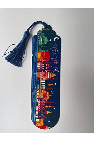 NiceandBonita Istanbul și obiective turistice imprimate, semn de carte cu tematică de noapte