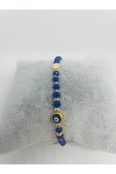 GALATA GIFT Crystal Beaded, Evil Eye Beaded, Clip Bracelet