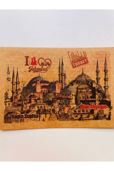 GALATA GIFT Тема на Истанбул, Носталгична, Крафт, Картичка, Пощенска картичка, 16*11 см