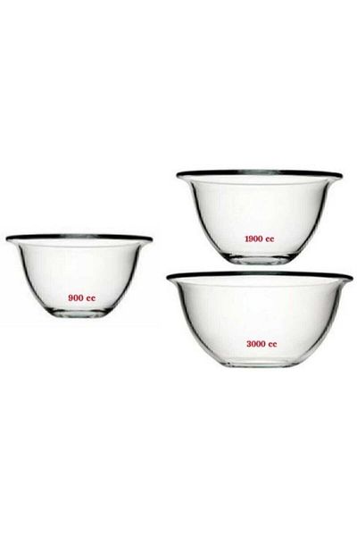 Paşabahçe Kase Arda Turkmen Preparation Set 3 Pieces