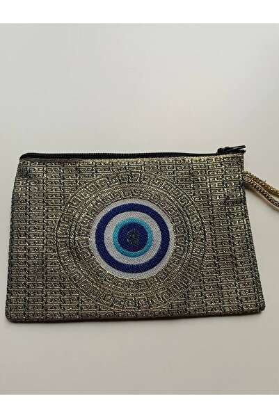 GALATA GIFT Women's Wallet with Evil Eye, Medium Size Stylish Zippered, Lined Wallet