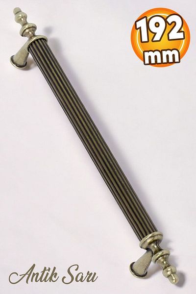 Badem10 Metal de lux galben - antic antic (192 MM-19,2 CM) Mobilier Bucătărie Sertar Dulap Mânere