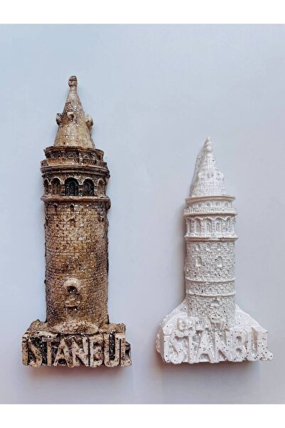 GALATA GIFT İstanbul Temalı Buzdolabı Magneti, 2 Adet Magnet Seti, Galata Kul...