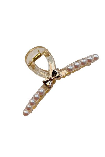 GALATA GIFT Κούμπωμα, Μεγάλο Μέγεθος, Διαφανές Χρώμα XL Pearl 10 cm Κούμπωμα με κότσο