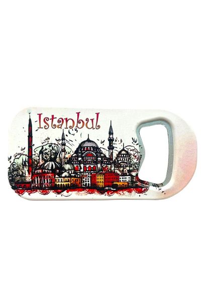 GALATA GIFT Magnet decorativ pentru frigider de bucătărie robust de 9*4,5 cm - Deschizător de sticle de sifon