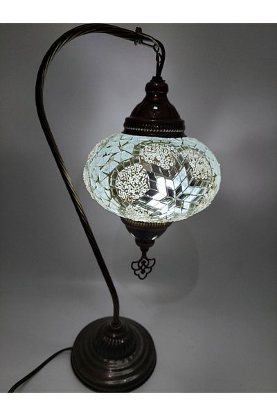 GALATA GIFT Mosaic Lampshade, Walking Stick Table Lamp, No: Three 18cm